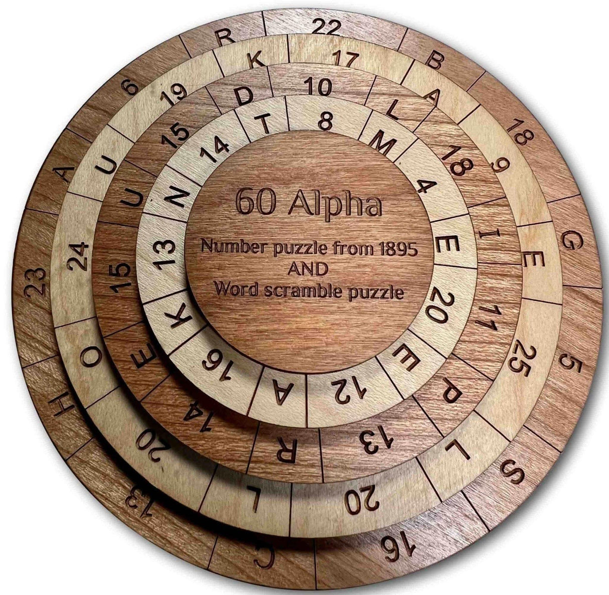 60 Alpha – Math Puzzle - Word Puzzle - Brain Teaser - Creative Crafthouse