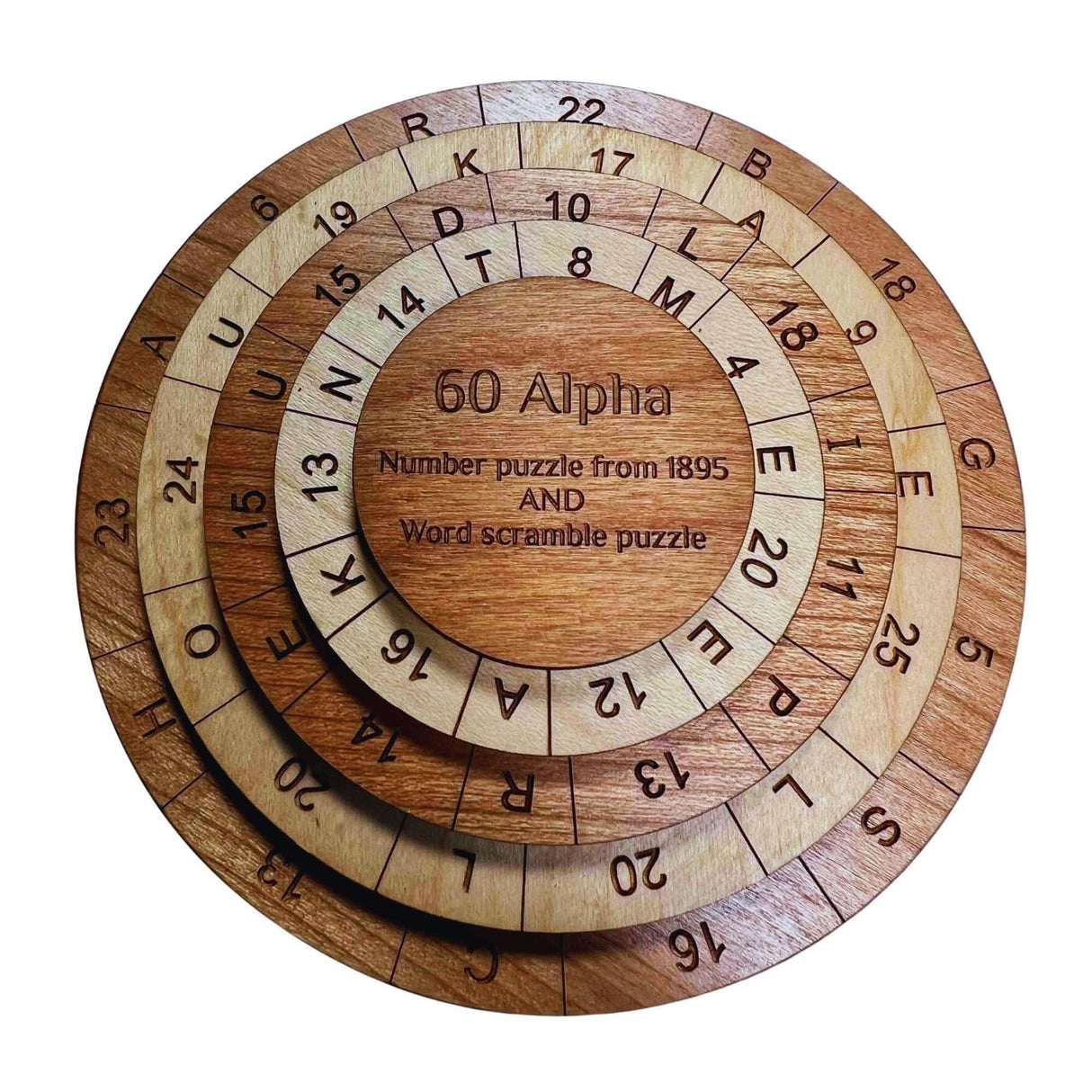 60 Alpha – Math Puzzle - Word Puzzle - Brain Teaser - Creative Crafthouse