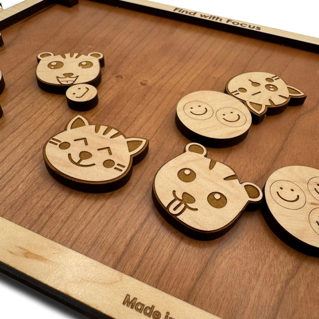 Find with Focus | Wooden Visual Scanning Activity