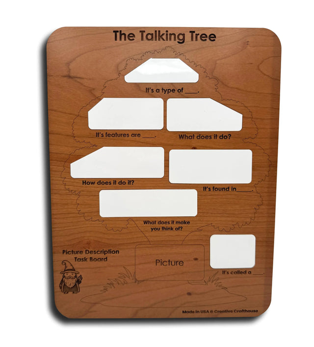 The Talking Tree Picture Description Board | Language & Cognitive Activity