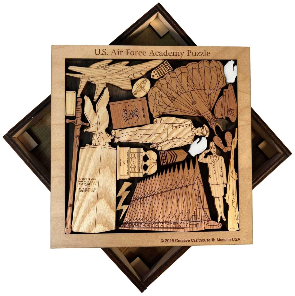 Air Force Academy Puzzle – artistic and challenging - can be personalized - Creative Crafthouse