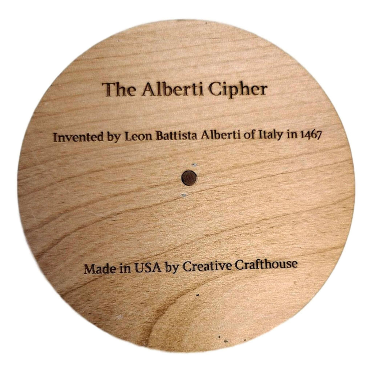 Alberti Cipher Disk - Encryption Device from 15th Century - Encryption & Decryption Machine - Creative Crafthouse