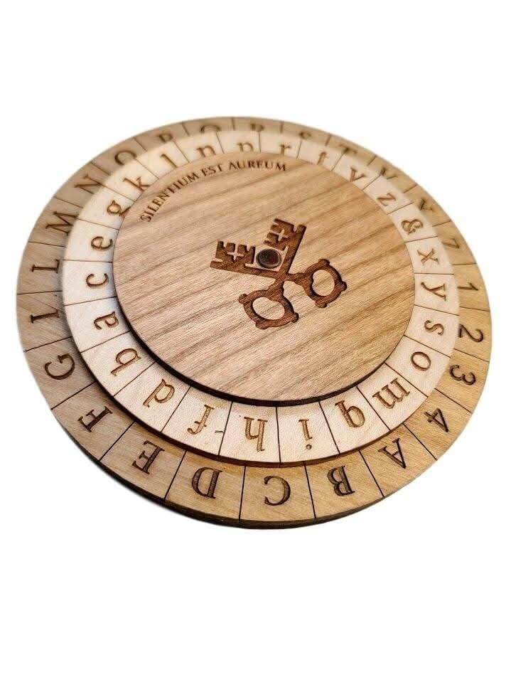Alberti Cipher Disk - Encryption Device from 15th Century - Encryption & Decryption Machine - Creative Crafthouse