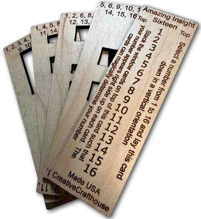 Amazing Insight Sixteen – The Mind - Reading Number Puzzle - Creative Crafthouse