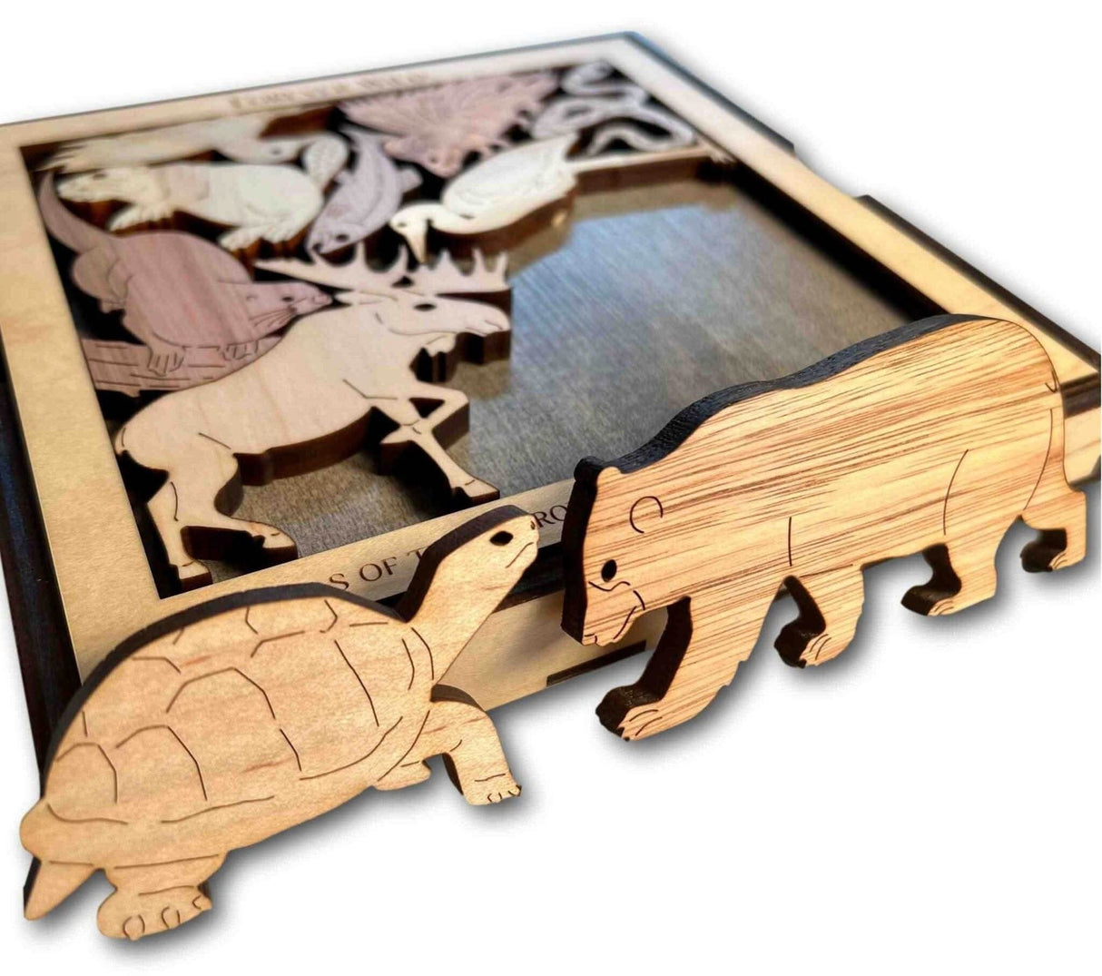 Animals of the Adirondacks - Forever Wild - artistic and challenging - can be personalized - Creative Crafthouse