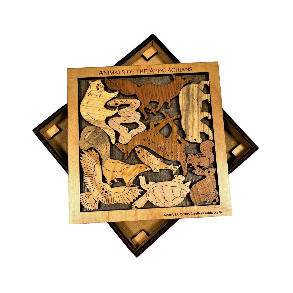 Animals of the Appalachian Mountains Puzzle | Handmade Gift - Creative Crafthouse