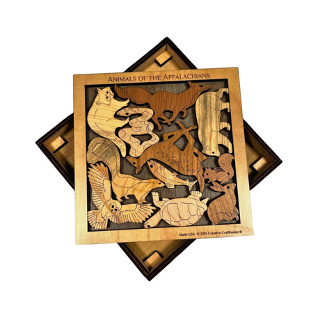 Animals of the Appalachian Mountains Puzzle | Handmade Gift - Creative Crafthouse