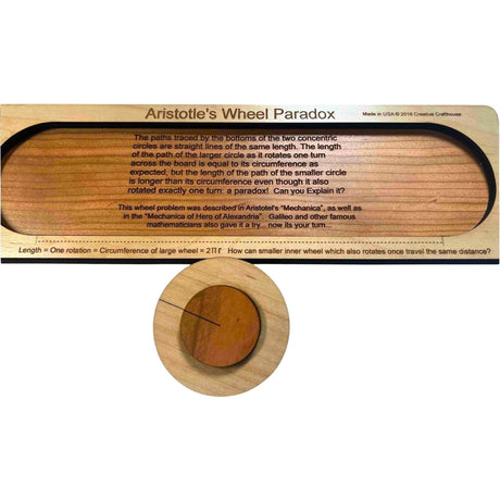 Aristotle's Wheel Paradox | STEM Montessori Toy - Creative Crafthouse
