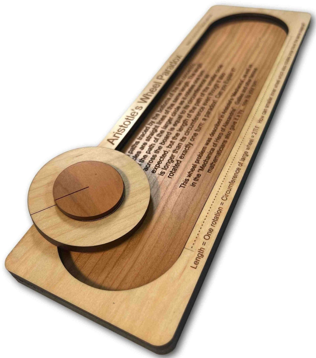 Aristotle's Wheel Paradox - Wooden Puzzle - Creative Crafthouse
