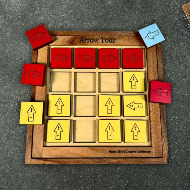 Arrow Tour Wood Logic Puzzle - Creative Crafthouse