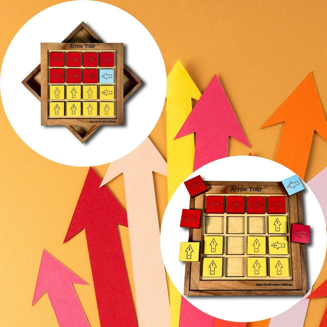 Arrow Tour Wood Logic Puzzle - Creative Crafthouse