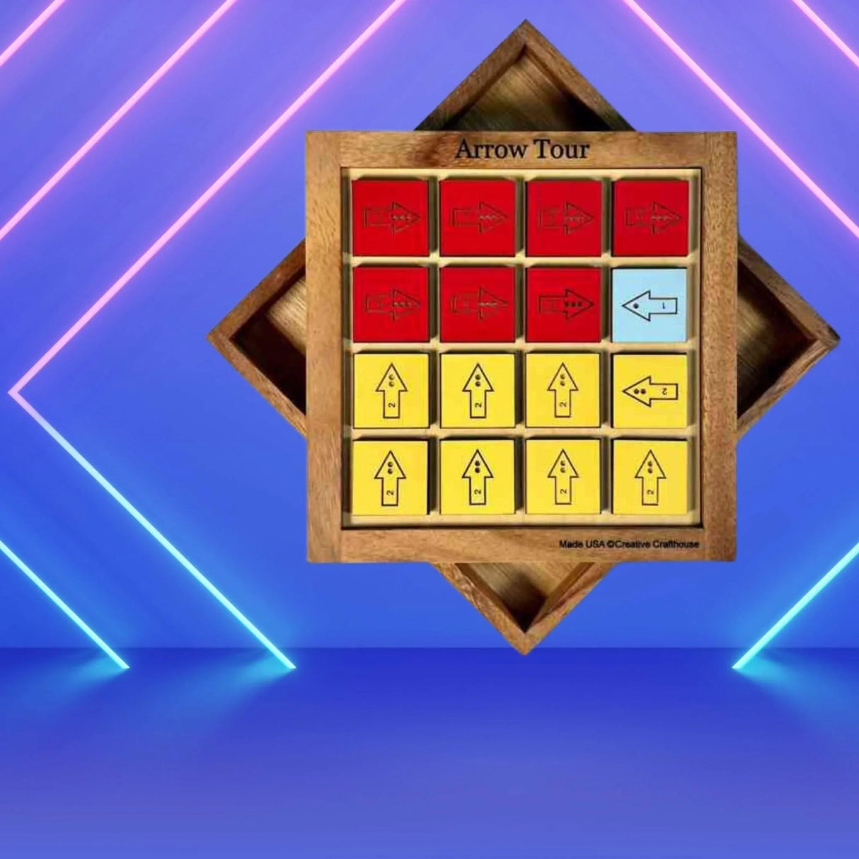 Arrow Tour Wood Logic Puzzle - Creative Crafthouse
