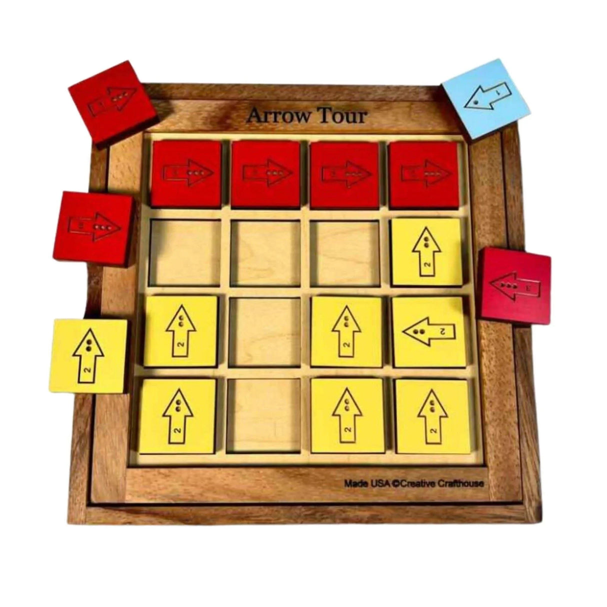 Arrow Tour Wood Logic Puzzle - Creative Crafthouse