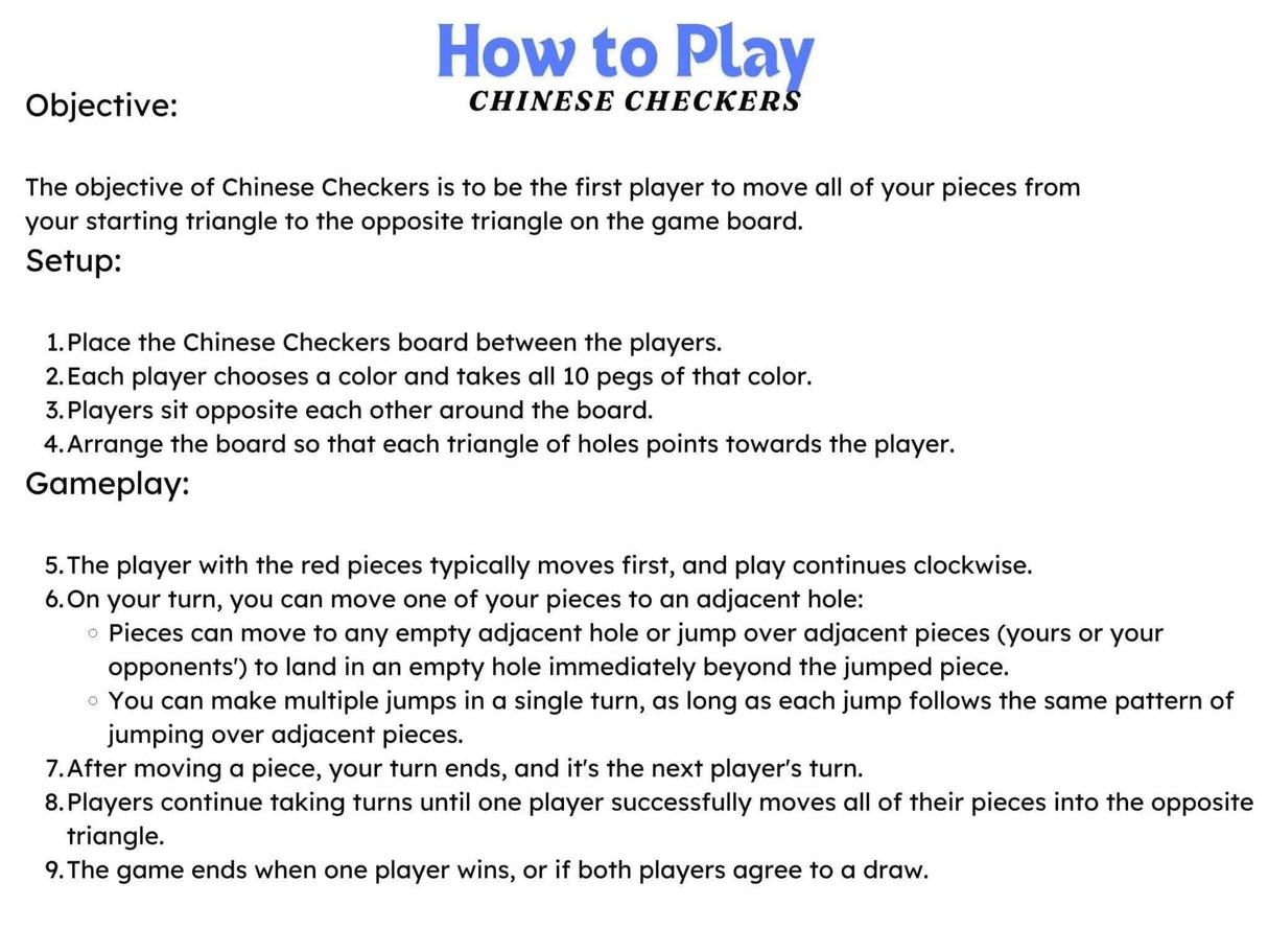 Artisanal Wooden Chinese Checkers 2 person| Exclusive 6x6" Design with Travel Cover | Camping Activity | Travel Games - Creative Crafthouse