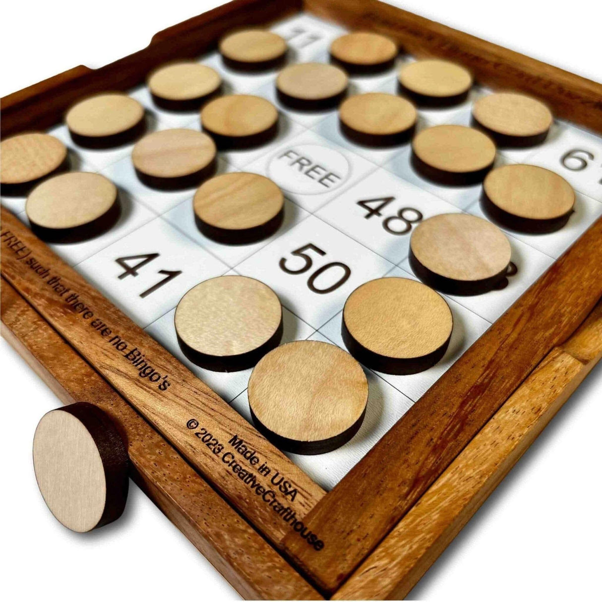 Bad Luck Bingo Wooden Brain Teaser Puzzle - Creative Crafthouse