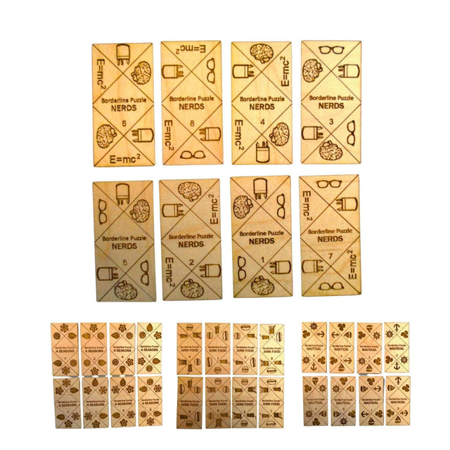 Borderline Puzzles – Wood Edge Matching Brain Teaser - Creative Crafthouse