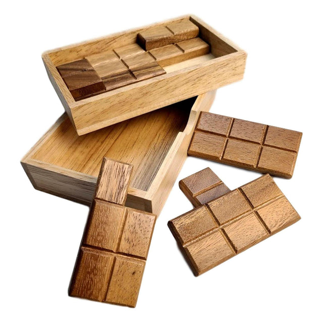 Box of Chocolates - Wood Puzzle Toy and Brain Teaser - Creative Crafthouse