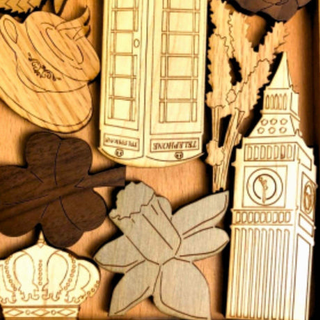 Brilliant England Wood Puzzle | UK Themed Brain Teaser Gift - Creative Crafthouse
