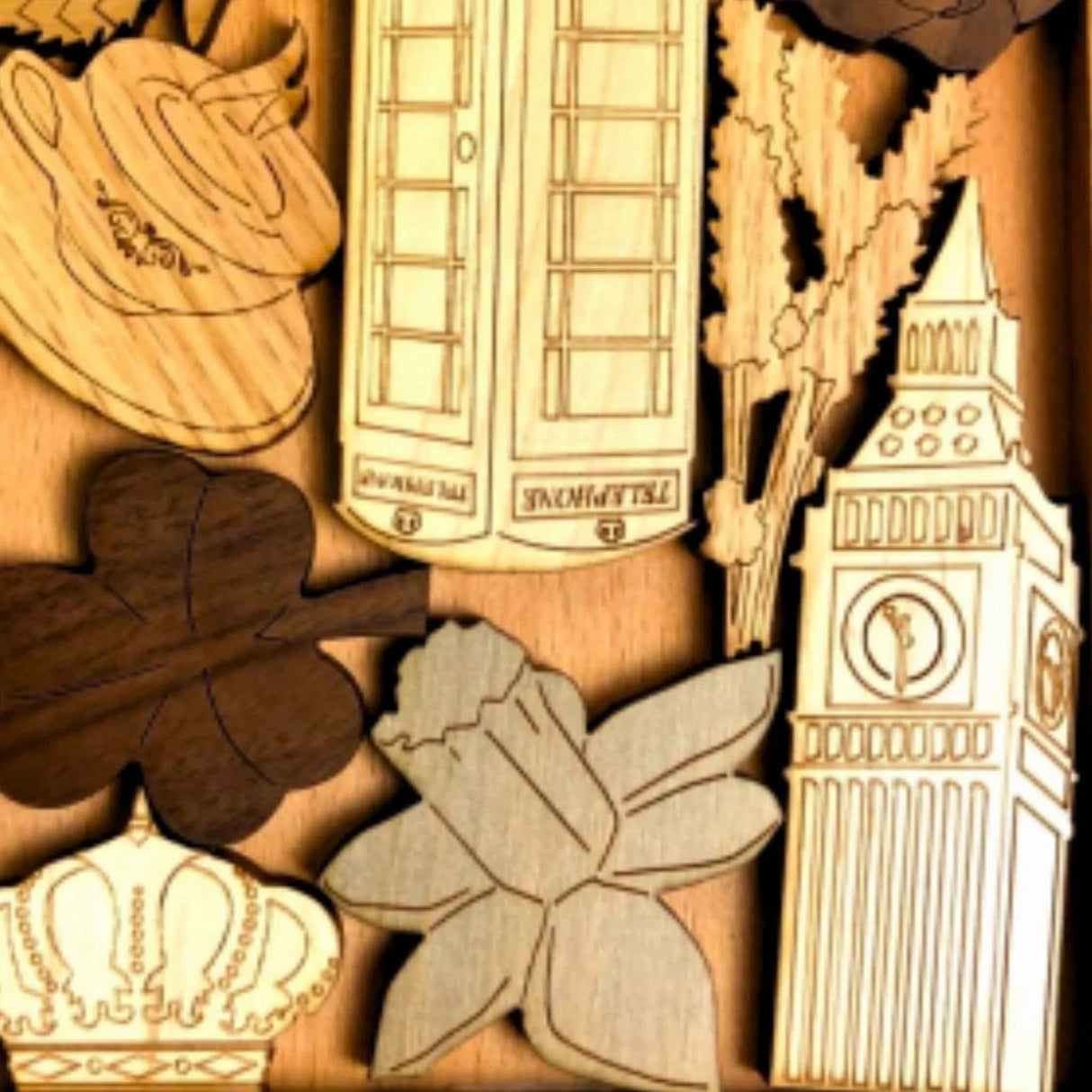 Brilliant England Wood Puzzle | UK Themed Brain Teaser Gift - Creative Crafthouse