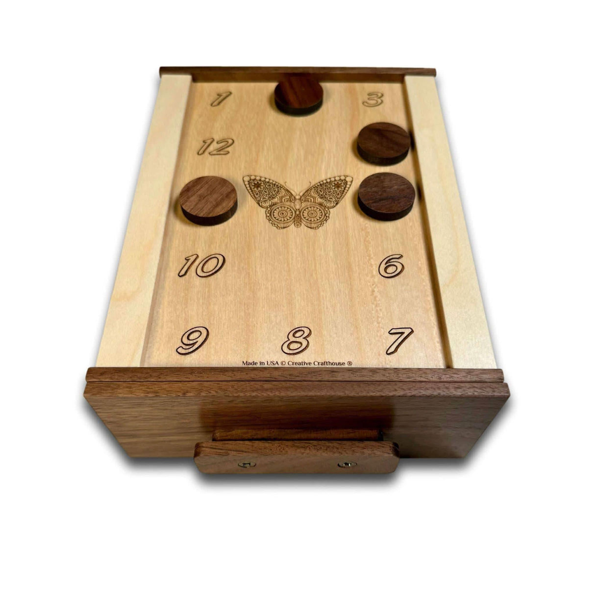 Butterfly Puzzle Box – Secret Puzzle Box with Custom Codes & Symbols - Creative Crafthouse