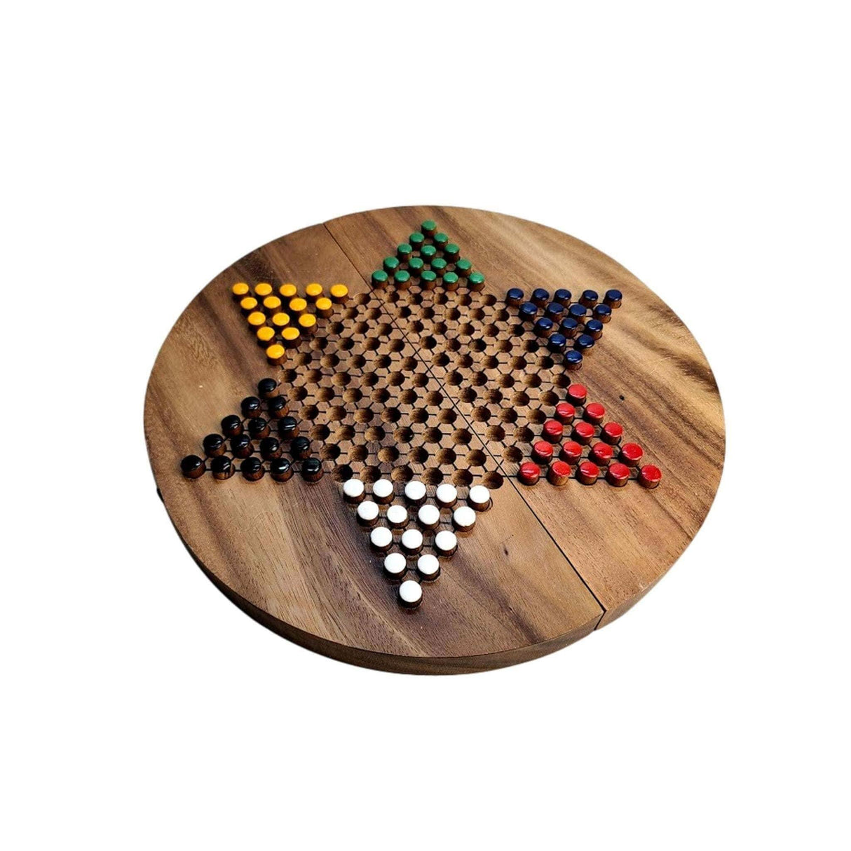 Chinese Checkers full size XL - Wood Chinese Checkers - Creative Crafthouse