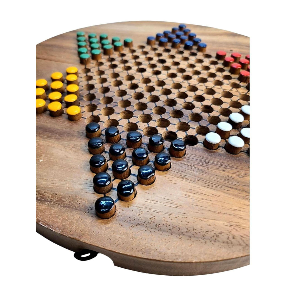 Chinese Checkers full size XL - Wood Chinese Checkers - Creative Crafthouse