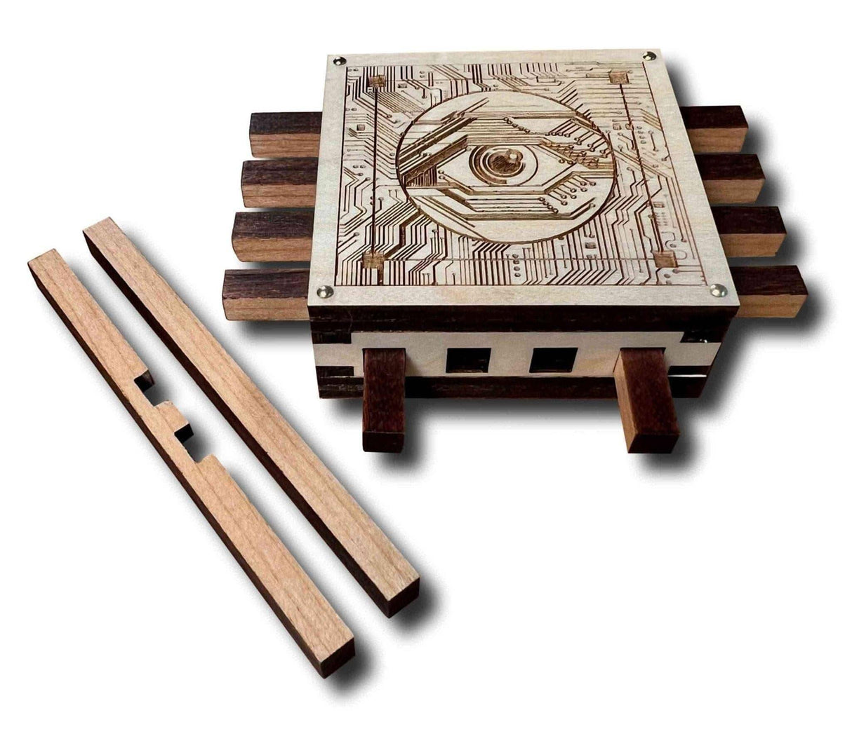 Computer Chip Premium Wood Puzzle - Can you reprogram this one?? - Creative Crafthouse