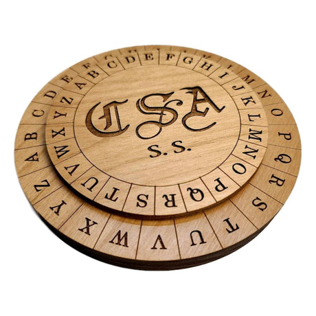 Confederate Army Cipher Disk – Civil War Encryption Wheels - Creative Crafthouse