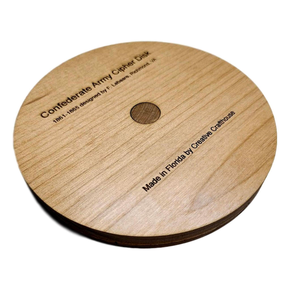 Confederate Army Cipher Disk – Civil War Encryption Wheels - Creative Crafthouse