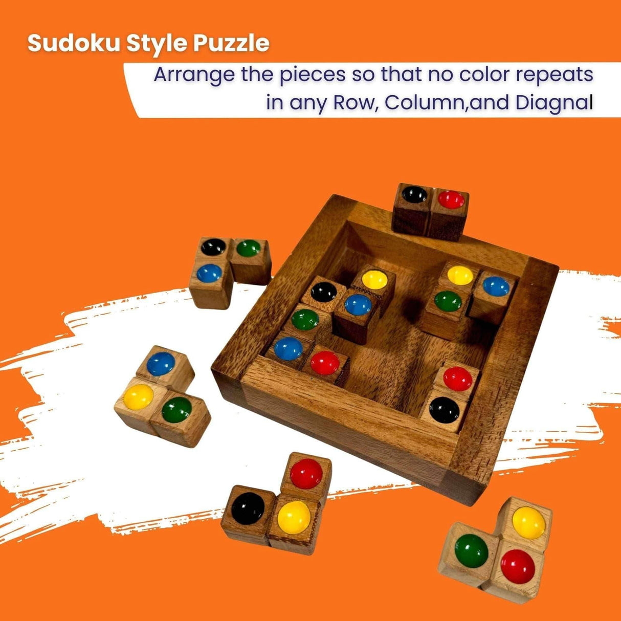 Crazy Quilt Puzzle – Personalized Wooden Puzzle for Girls - Creative Crafthouse