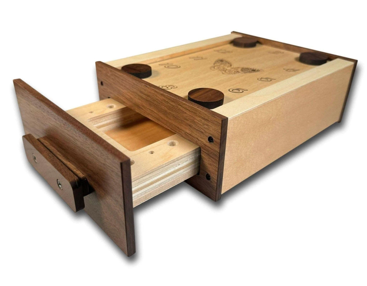 Customizable Escape Room Mag Lock Puzzle Box | Interactive Prop with Personalized Code and Image - Creative Crafthouse