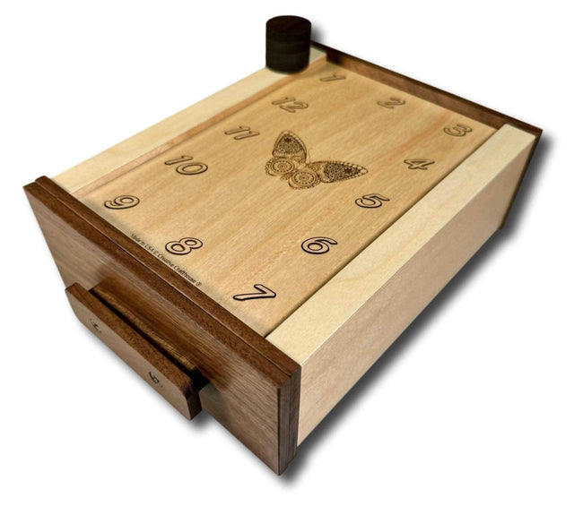 Customizable Escape Room Mag Lock Puzzle Box | Interactive Prop with Personalized Code and Image - Creative Crafthouse