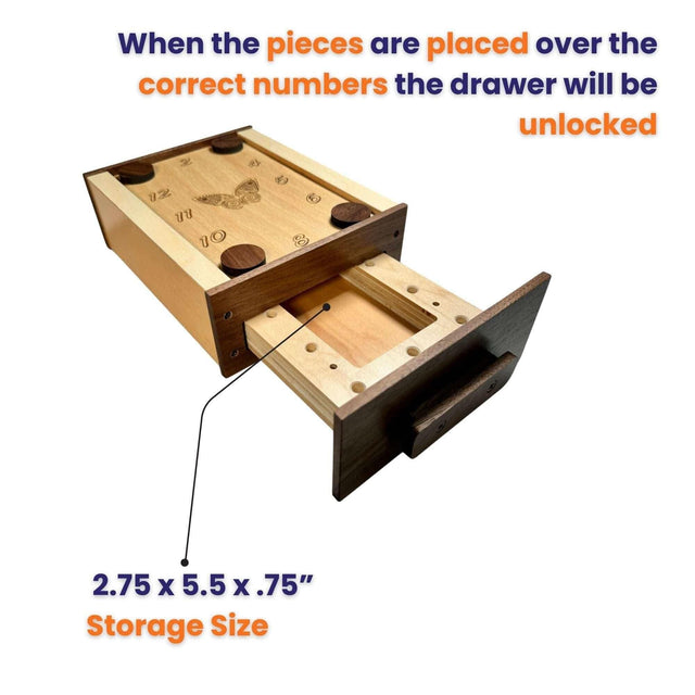 Customizable Escape Room Mag Lock Puzzle Box | Interactive Prop with Personalized Code and Image - Creative Crafthouse