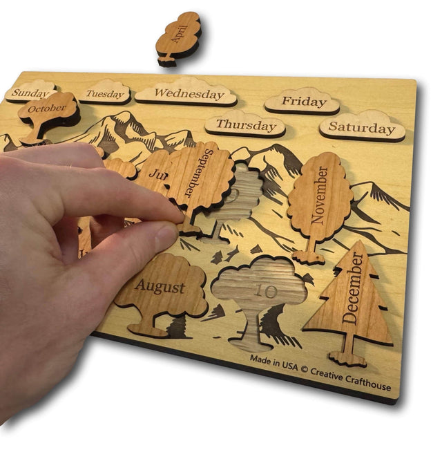 Day and Month Puzzle - A Learning and Memory Puzzle - Creative Crafthouse