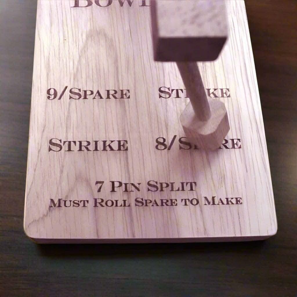 Decision Maker 10 Pin Shot Maker Machine - Bowling Game - Can be personalized - Creative Crafthouse
