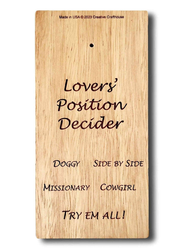 Decision Maker - Puzzle - Lover's Position - Adult Fun for When you just can't Decide - Creative Crafthouse