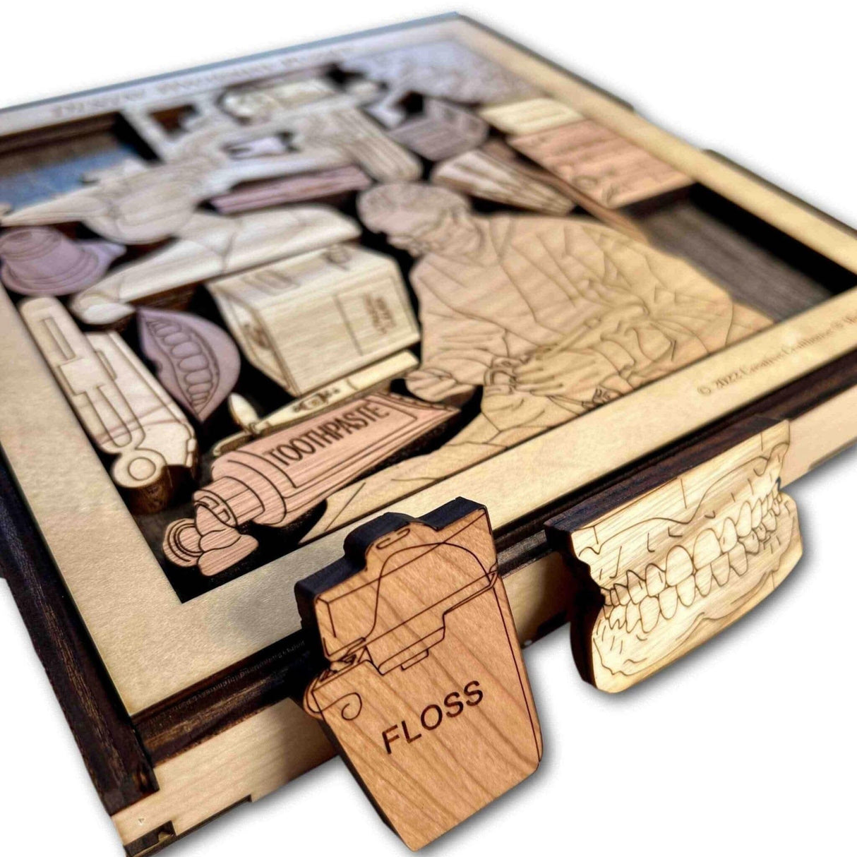Dental Hygienist Puzzle – Personalized Wooden Gift and Decor - Creative Crafthouse