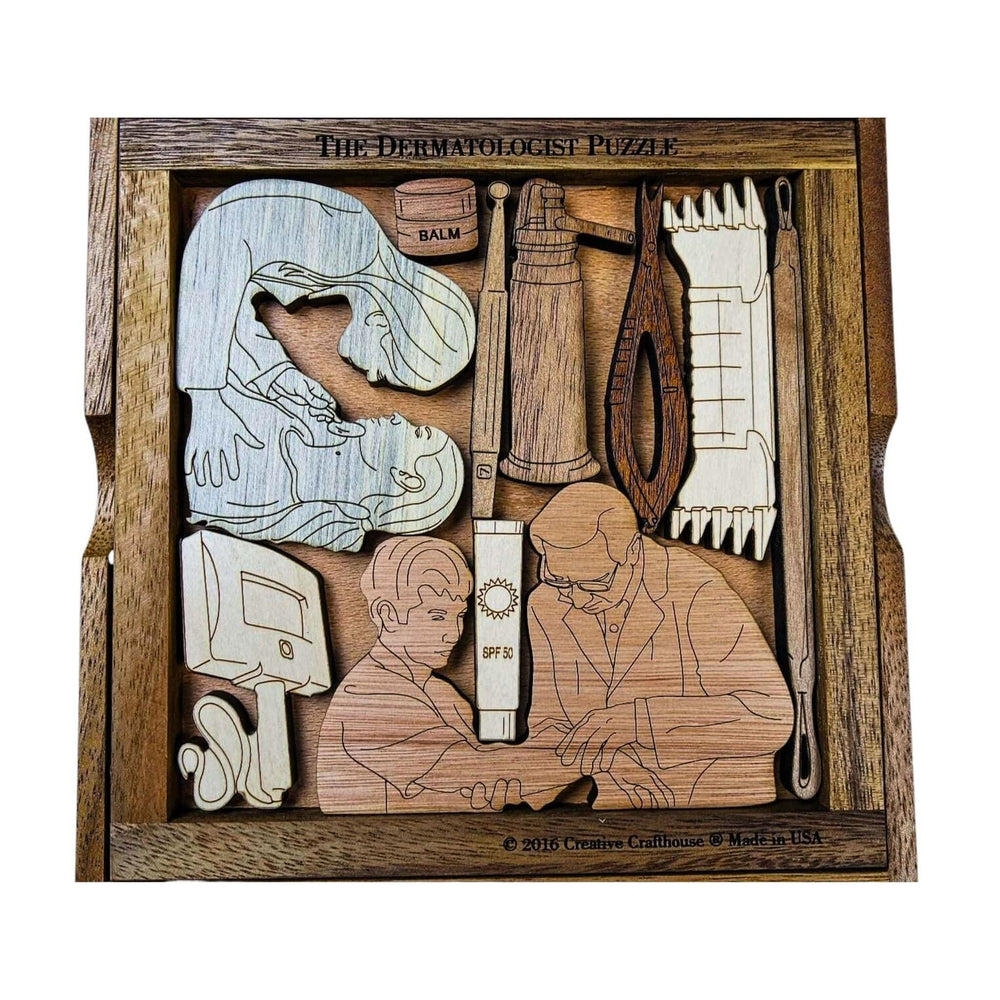 Dermatologist Puzzle | Personalizable Gift - Creative Crafthouse