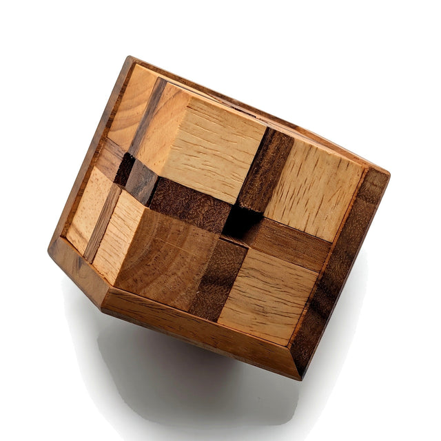 Devil's Cube Wooden Puzzle | Very Hard Puzzle for Adults - Creative Crafthouse