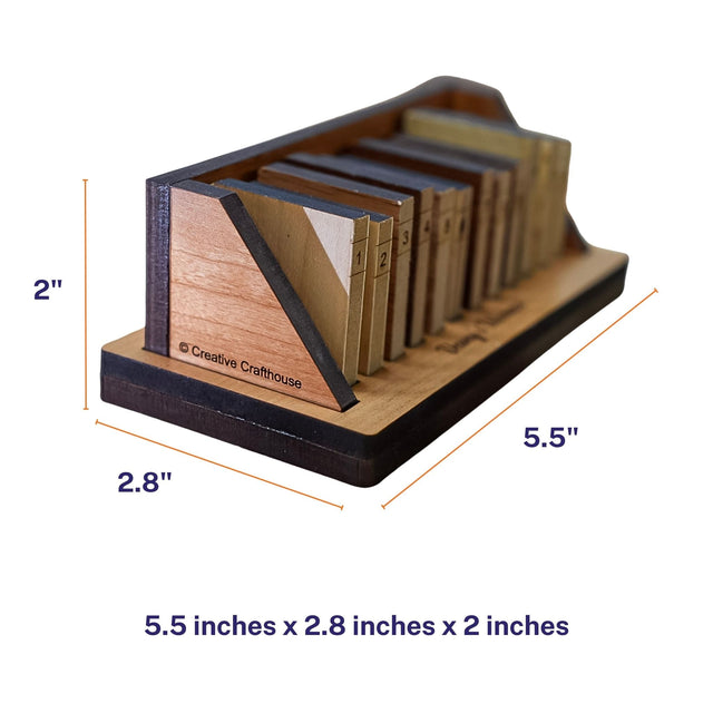Dewey's Dilemma Wood Puzzle | The Perfect Desktop Game - Creative Crafthouse
