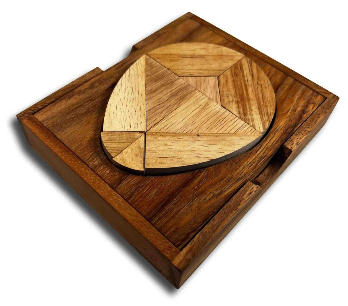Egg Tangram Puzzle – Wooden Brain Teaser & Easter Gift - Creative Crafthouse
