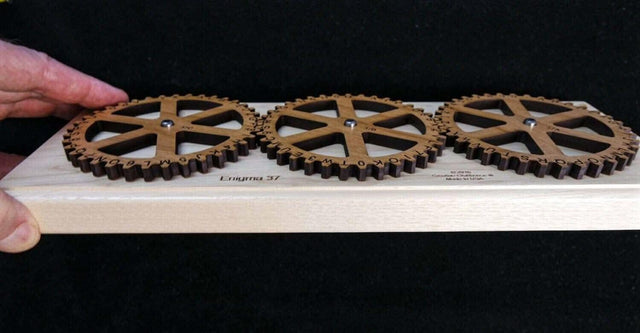 Enigma 37 Encryption Machine with Letters & Numbers Encode and Decode Messages - Cipher disks machine - Creative Crafthouse