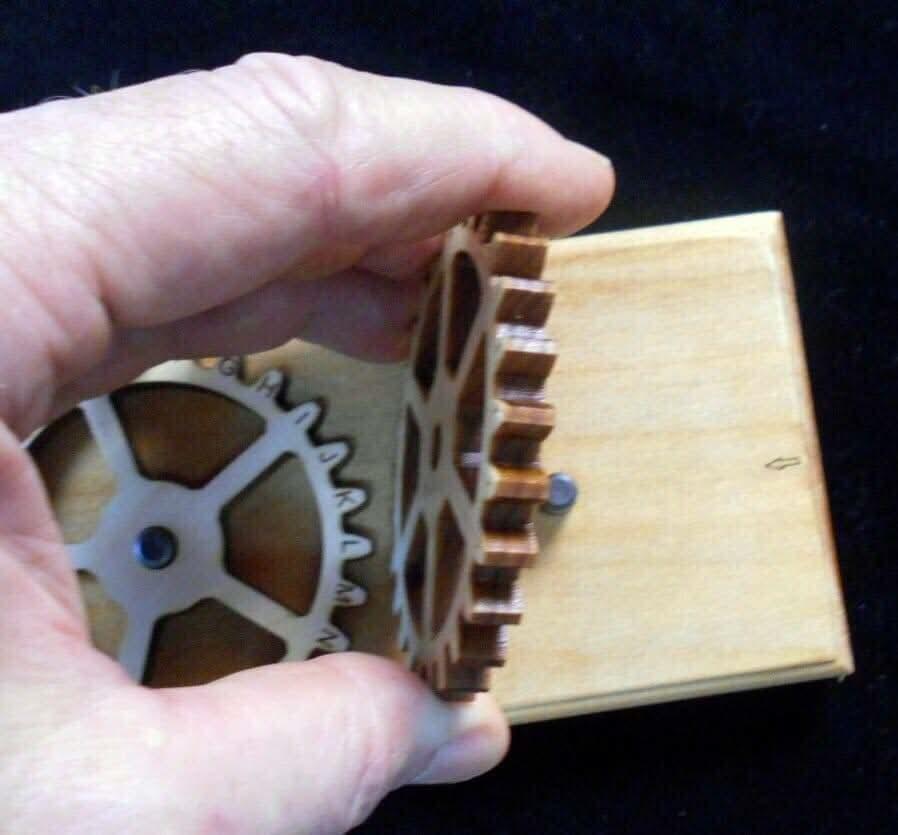 Enigma II Encryption Machine and Puzzle – Encode and decode secret messages - size small - Creative Crafthouse