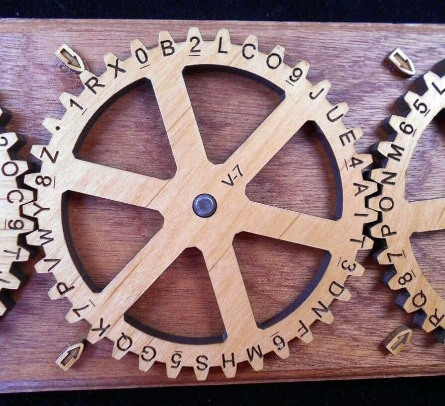 Enigma V Encryption Machine - make secret coded messages or solve the 150 USD challenge - Creative Crafthouse