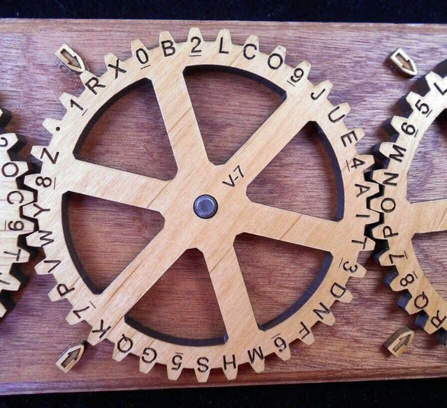 Enigma V Encryption Machine - make secret coded messages or solve the 150 USD challenge - Creative Crafthouse