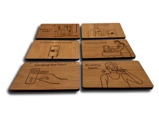 Everyday Sequencing | Wooden Cognitive Sequencing Activity for Adults