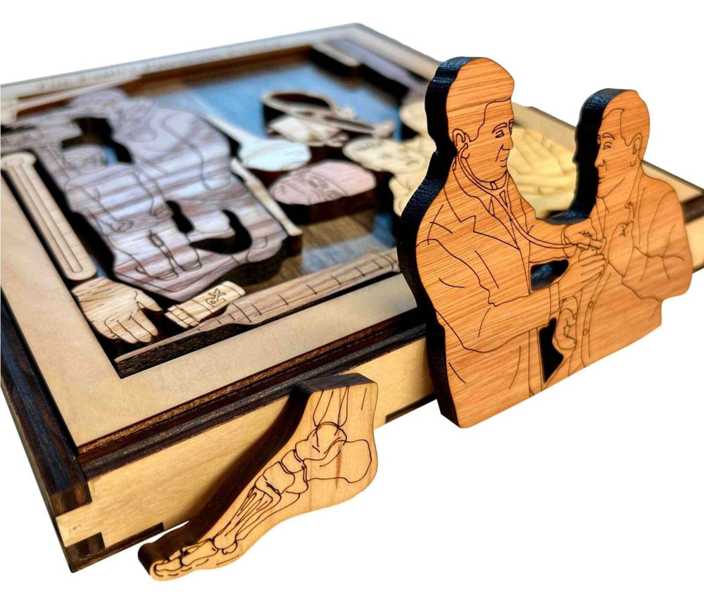 Family Physician Puzzle - artistic and challenging - can be personalized - Creative Crafthouse