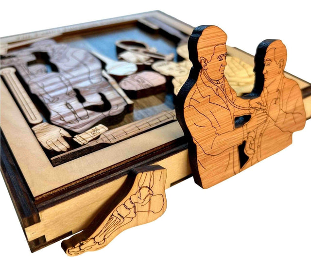 Family Physician Puzzle - artistic and challenging - can be personalized - Creative Crafthouse