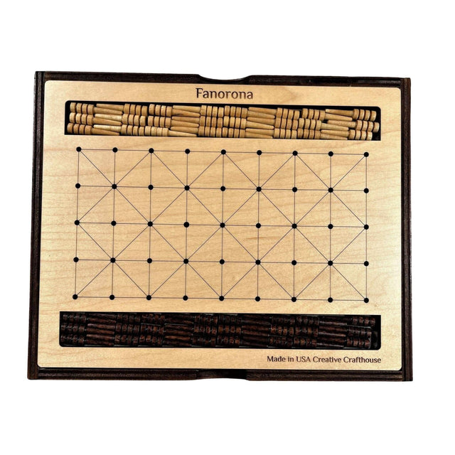 Fanorona Board Game – Classic Two - Player Strategy Game - Creative Crafthouse