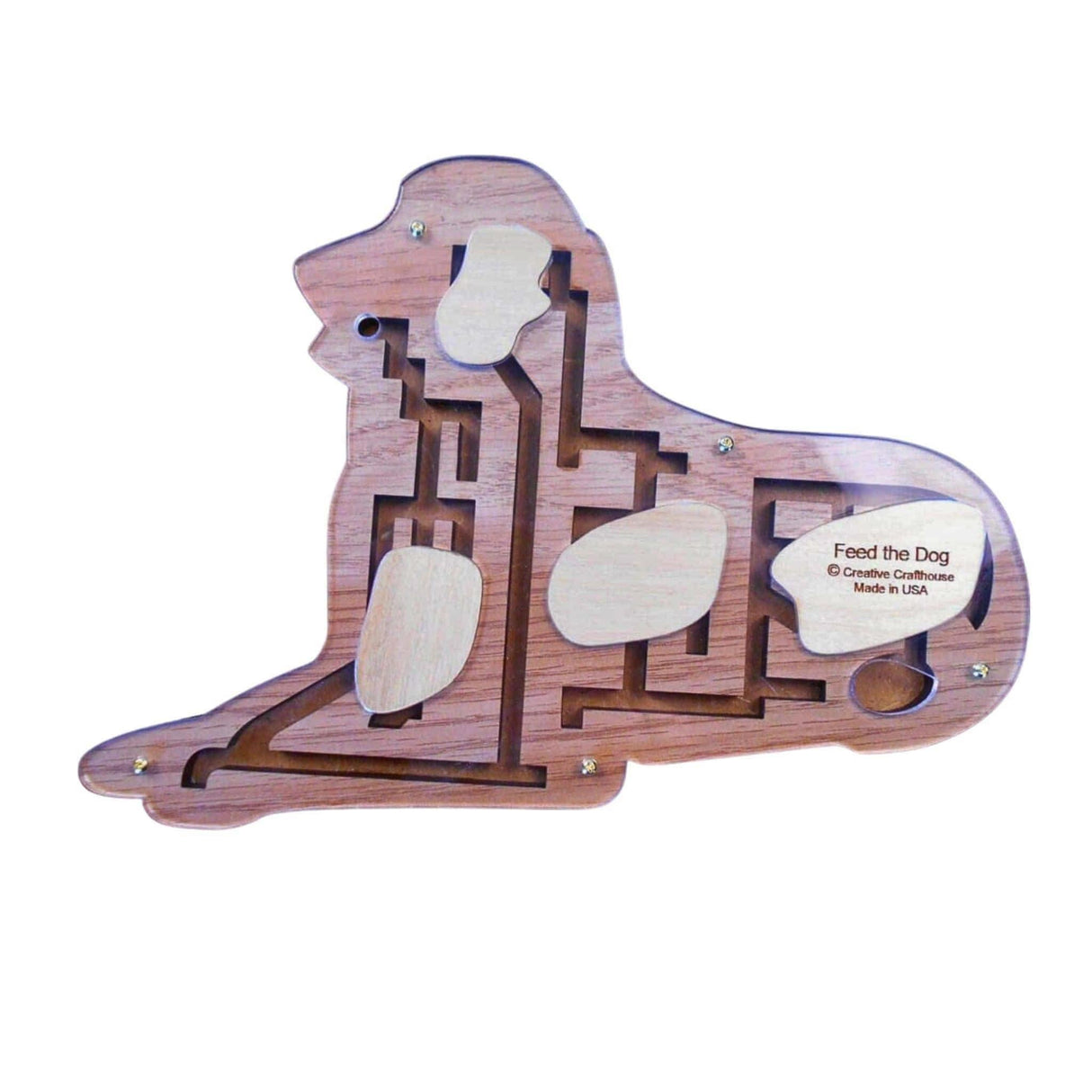 Feed the Dog Maze | Handmade Wooden Puzzle - Creative Crafthouse